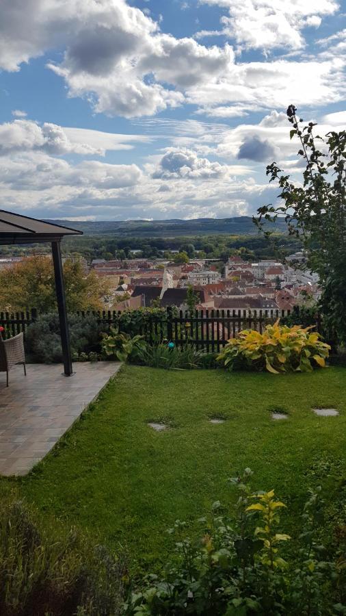 Blick Ueber Krems Mit Gartenpavillon Екстериор снимка